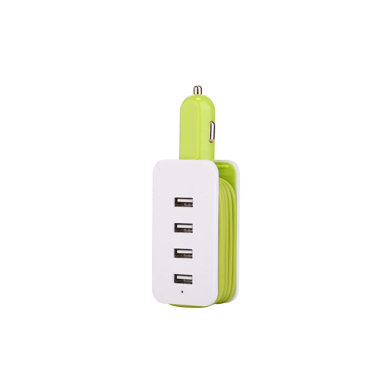 Мини многофункциональный 4 USB порт автомобильное зарядное устройство 4.1A с