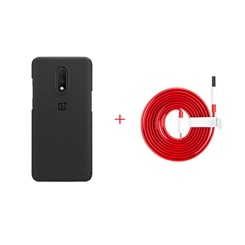 Новый 100% Оригинальный Oneplus 7/Oneplus 7 Pro настоящий защитный чехол с песчаником для