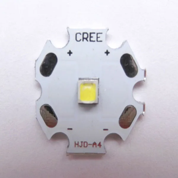 Светодиодный излучатель с алюминиевой нагревательной звездой 20 мм 1 CREE XP L V5