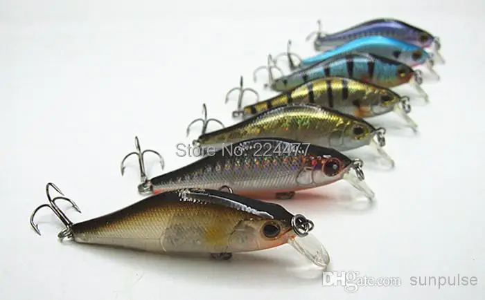 7 см 9 г плавающая приманка для рыбалки рыболовные снасти Китай крючок жесткая