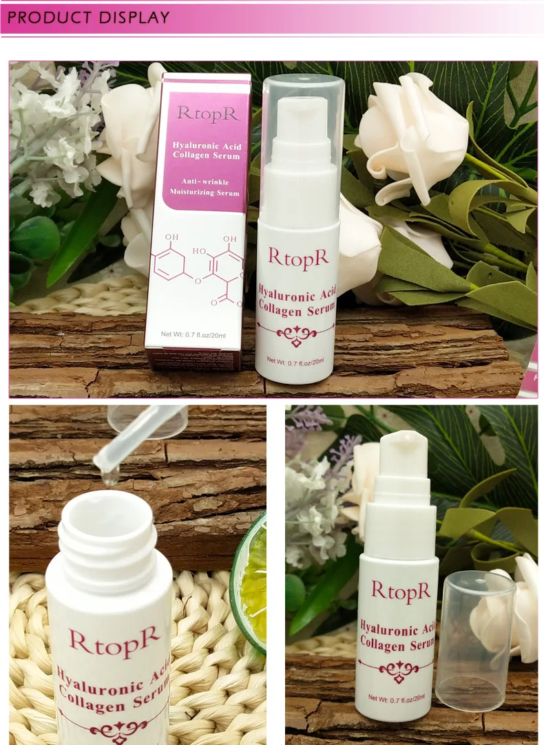 Гиалуроновая кислота коллагеновый, для лица Сыворотки Acne средство против морщин эфирное масло для ухода за кожей Уход за лицом; отбеливание Anti-Aging лица Сыворотки