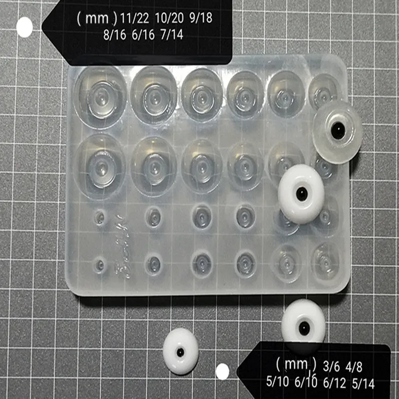 Шарнирная форма для кукольных глаз смола внутриглазная силиконовая | Игрушки и