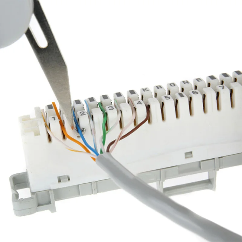 Инструмент для заделки Резак для телефона провода RJ11 Ethernet LAN RJ45 разные цвета EM88