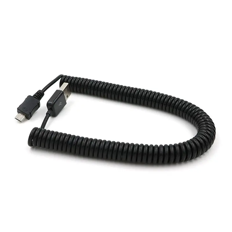 8 футов 90 см 2 5 м выдвижной градусов usb micro kabel зарядка USB к Micro весенний кабель