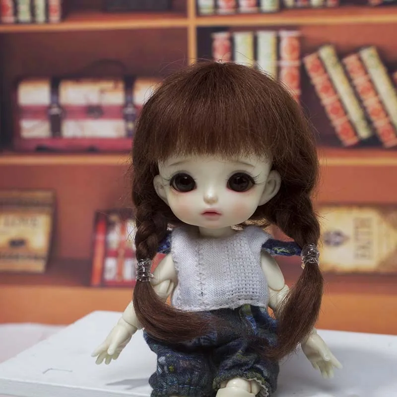 Мохеровый парик для шарнирной куклы 5 цветов милый BJD 1/8 | Игрушки и хобби
