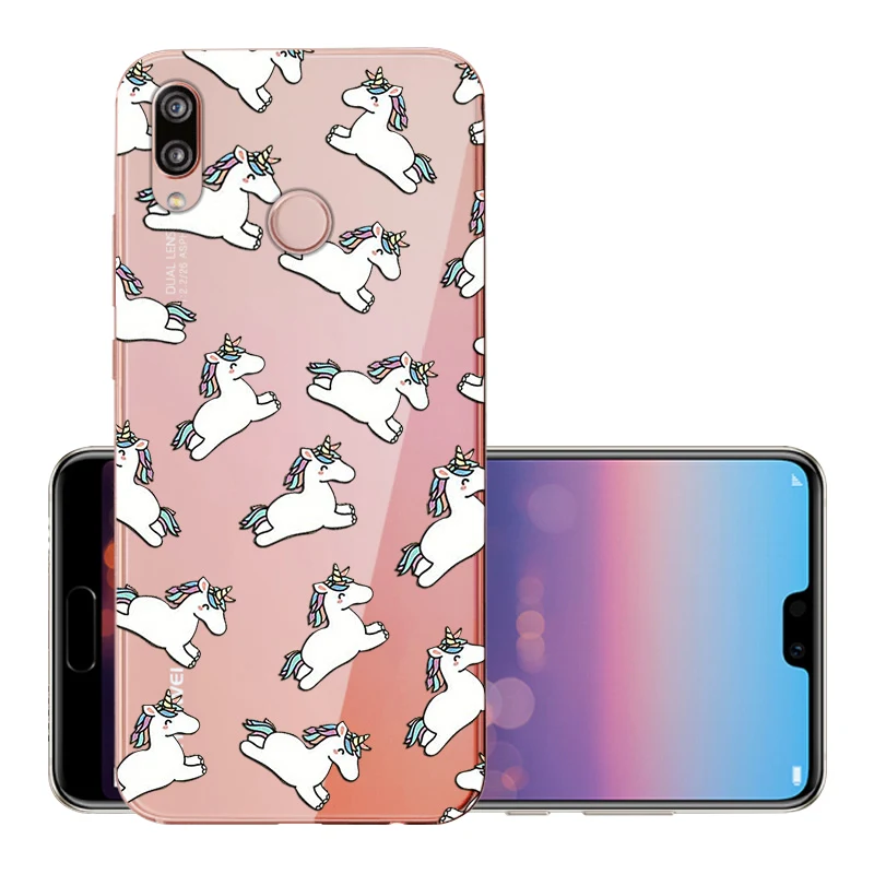Caseriver чехол для Huawei P20 Lite P20lite мягкий силиконовый с рисунком задней панели