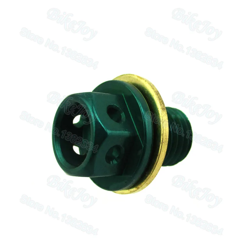 2 шт./упак. Магнитная вилка для слива масла двигателя megnet зеленая гайка с болтом