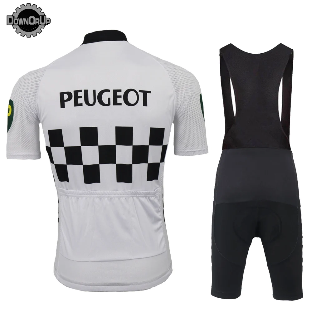 Мужская Трикотажная футболка для велоспорта с коротким рукавом белый и черный