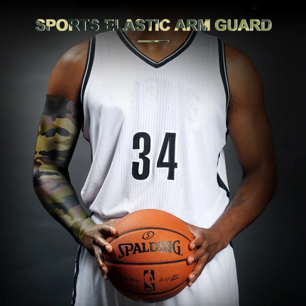 1PC High Quality Quick Dry UV Protection Running Arm Sleeves Basketball Elbow Pad Fitness Armguards Sports Cycling Warmers | Спорт и
