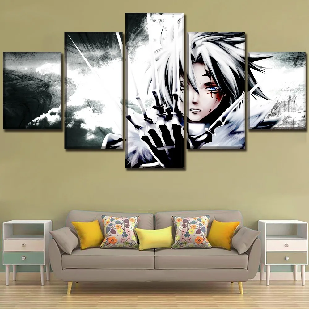 Настенная живопись домашний декор HD печать 5 шт. анимация D.Gray Man плакаты