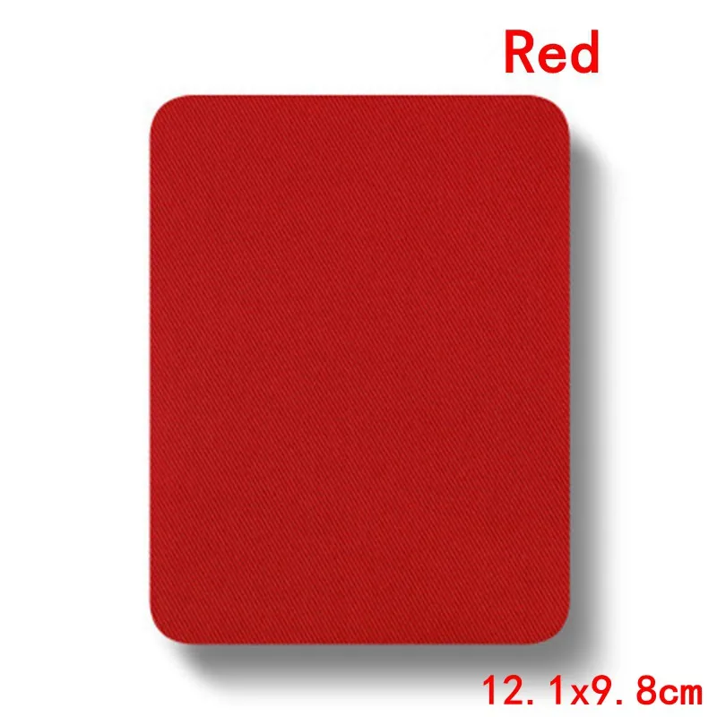 red Prajna квадратный железный на нашивках джинсовая ткань наклейки DIY ремонт колено куртка одежда для футболок аксессуары 18 цветов - Color: red