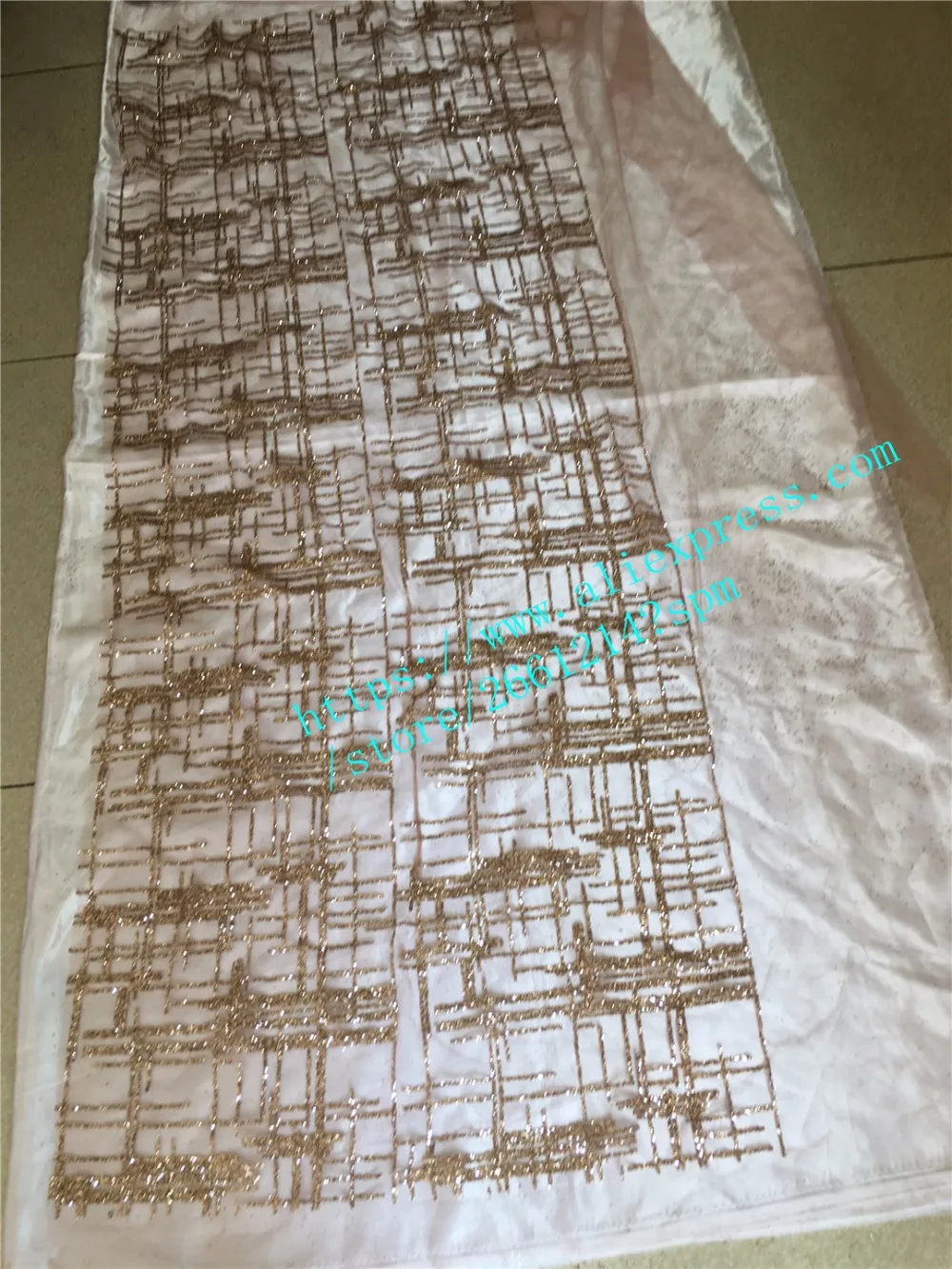 Лидер продаж цвет золото 5 ярдов фотообои для вечерние|Ткань| |