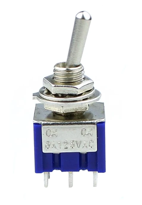 5 шт./лот MTS 202 высокое качество 6Pin DPDT ON Мини тумблер 6A 125VAC мини переключатели Буле