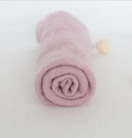 Wool blanket-As IMG Шерстяная пуховая корзина для новорожденных шерсть для предотвращения загрязнения мешок реквизит для фотосъемки деревянная корзина наполнитель - Цвет: Wool blanket-As IMG