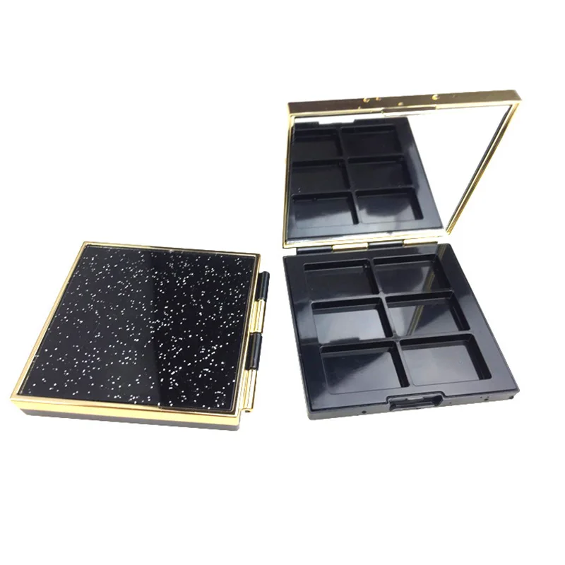 6 сетки Пустая палитра теней DIY Макияж кастрюли большой чехол ж/зеркальный |