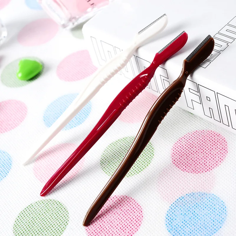 3 Шт. Марка Бровей Бритвы Лица Для Удаления Волос Триммер Sharp Мини Макияж Нож Shaper