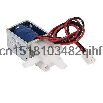 

DC 12V 0.125A 1.5W 2 Outlets Open Frame Electromagnet Solenoid Valve