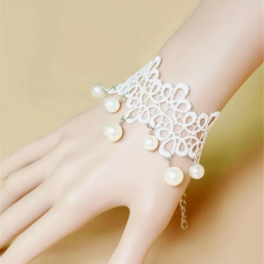 MHS. SUN 2017 новые модные элегантные браслеты с искусственным жемчугом белые