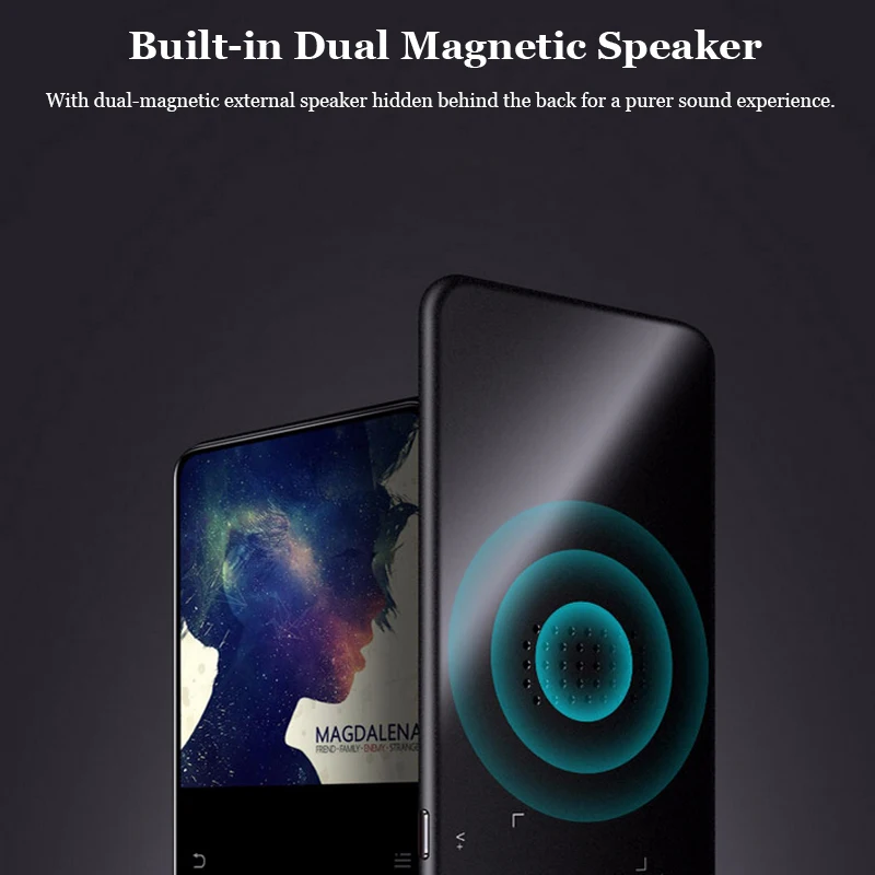 Металлический mp3 плеер HLTON 8 гб Bluetooth сенсорный экран 2 4 дюйма электронная книга