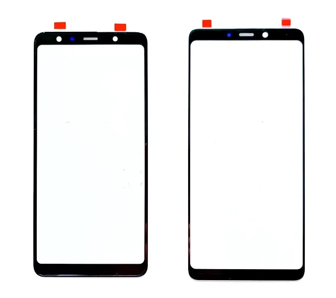 

10 шт. сменная сенсорная панель для Samsung Galaxy A7 A750 / A9 A920 2018 / J6 Plus сенсорный экран ЖК Переднее внешнее стекло объектив