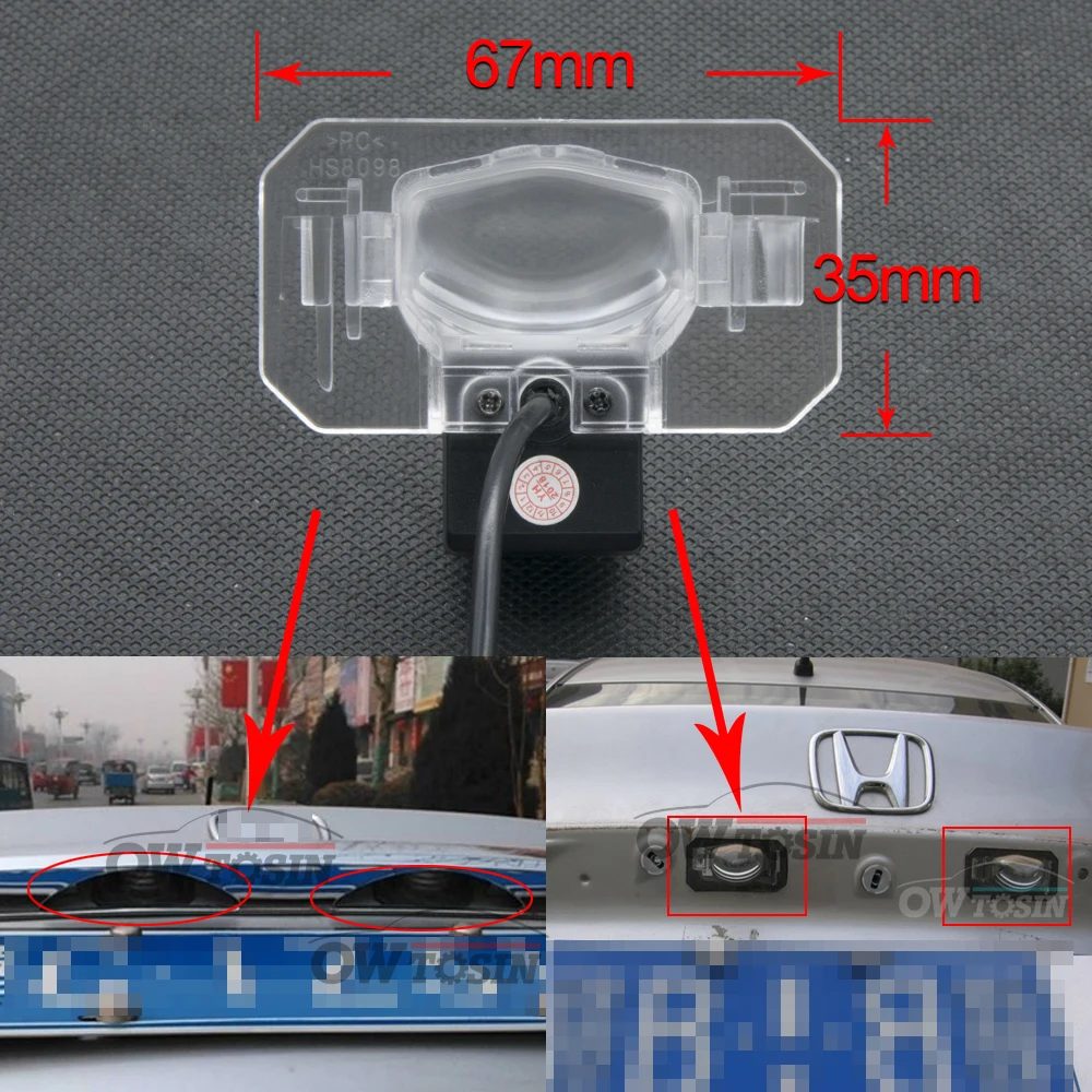 Камера заднего вида SD для Honda Civic MK7 2001 2005 Odyssey MK3 2010 HRV MK1 2000 2006 парковочный ЖК