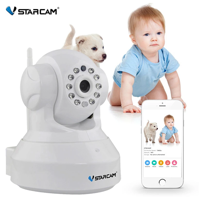 VStarcam HD 720P Wifi IP камера с использованием Приложения eye4 CCTV Wifi камера с поддержкой карты 128 ГБ, беспроводная камера ночного видения P2P Onvif Cam C7837WIP