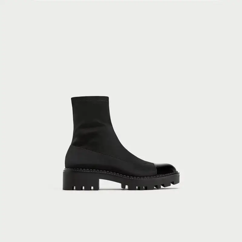 Повседневная обувь; женские модные брендовые Ботинки martin на платформе; zapatos de mujer; женская обувь; chaussure; сезон осень; женская обувь; botas mujer; Цвет Черный