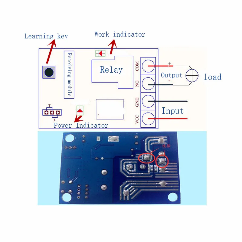 0-1000 м 1CH 1 CH Беспроводной светодиодный светильник с дистанционным управлением