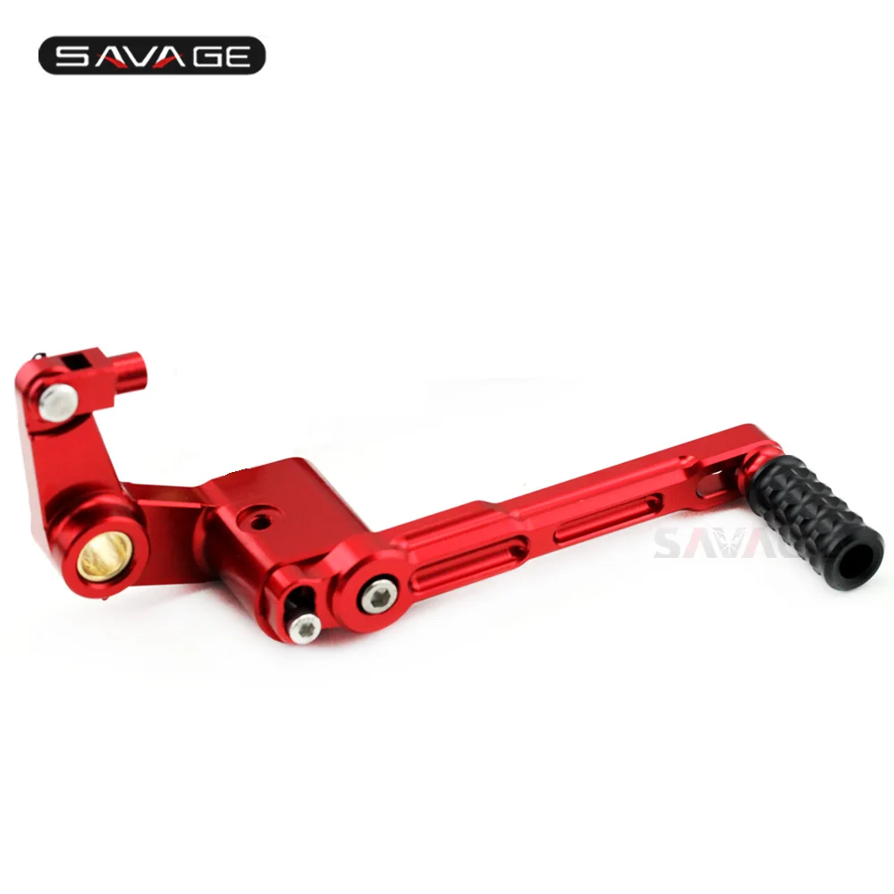 Brake Lever-Red Шестерни рычаг переключения педальные рычаги задний тормозной рычаг для поездок на мотоцикле DUCATI MONSTER 696/796/1100/1100S MONSTER696 MONSTER796 2008 - Цвет: Brake Lever-Red