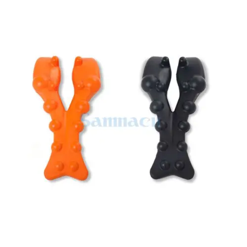 

Orange/Black Cervical Traction Device Spine Back Relief Frame Massager