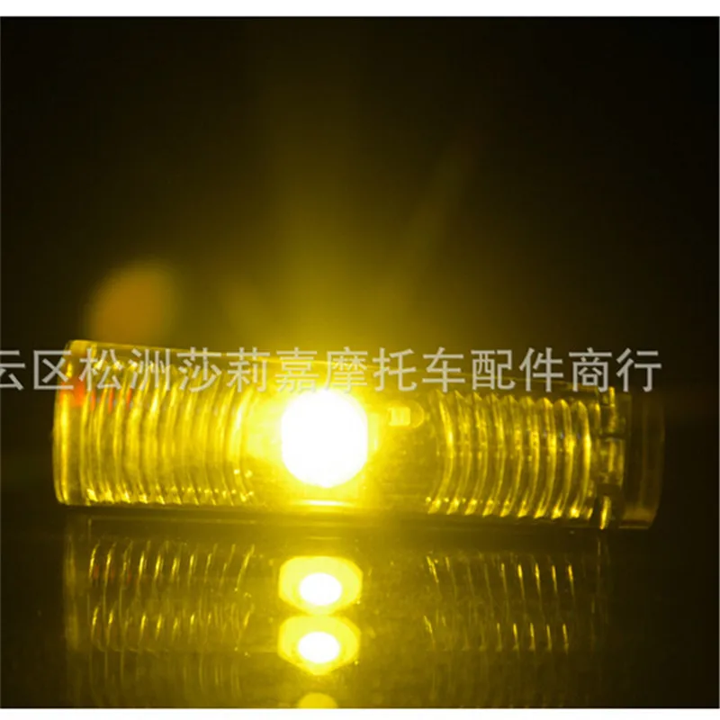 

1 Pair Universal 12V Aluminum Alloy Motorcycle LED Turn Signal Indicators Blinker Amber Lights lamp Modified Motorbike Lights