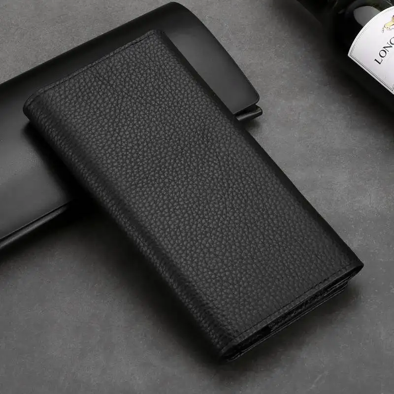 Genuine Leather Pouch For Samsung Galaxy S20 S21 Plus Case Universal Holster Handbag For Samsung S20 S10 Plus Case Wallet Pocket