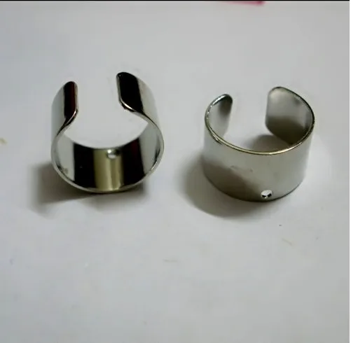 Серьги каффы для пирсинга медные клипсы 10 х6 мм|clip on earrings|piercing clipear cuff |