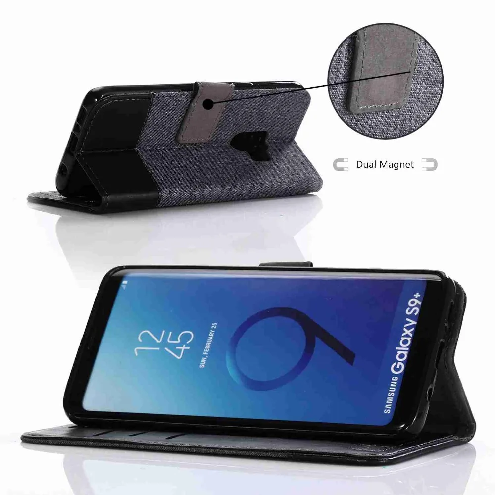 ICOOL для samsung Galaxy S9 S8 S7 Чехол кожаный бизнес-чехол с кошельком s9 s8 плюс s7 edge Fundas