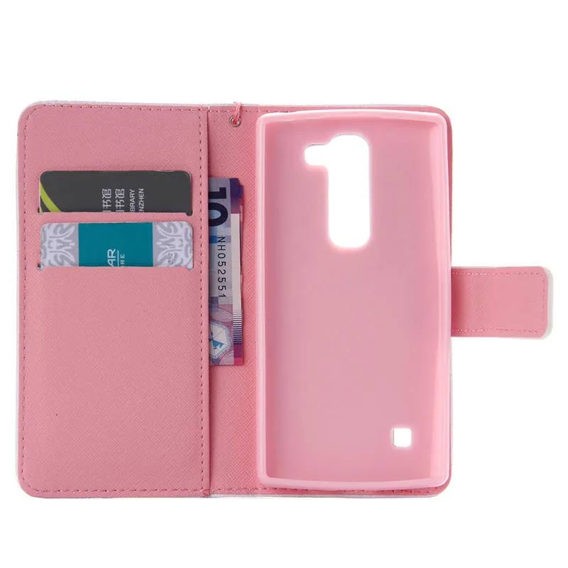 For LG Spirit Case Cover 4.7&quot Wallet PU Leather Phone 4G LTE C70 H440N H420 LG-H420 H440y Flip | Мобильные телефоны и