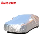 Автомобильный чехол Kayme, алюминиевые водонепроницаемые чехлы для автомобиля, защита от солнца, пыли, дождя, полноразмерный Универсальный защитный чехол для внедорожника vw toyota