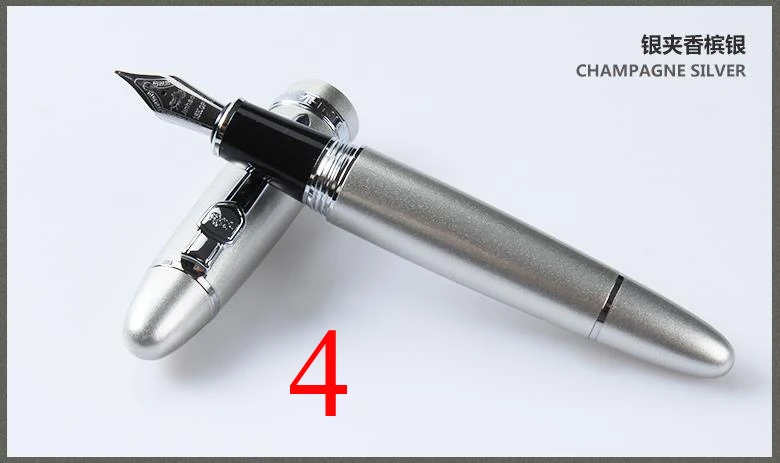 Высококачественная Роскошная перьевая ручка Jinhao чернильная ручка 0,5 м Iraurita металлический материал бизнес канцелярские принадлежности Vulpen Pluma 03828 - Цвет: 4