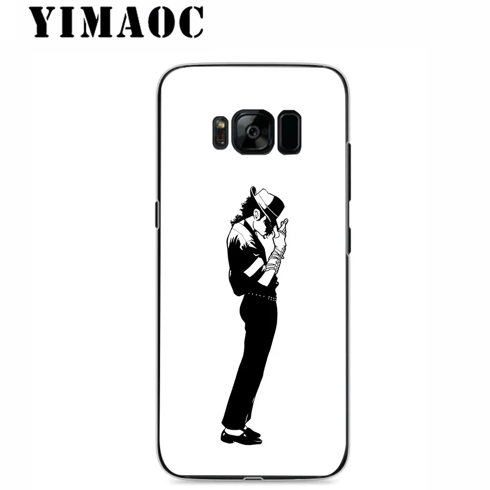 Yimaoc в стиле Майкла Джексона мягкий силиконовый чехол для телефона samsung Galaxy S10 S10E S9