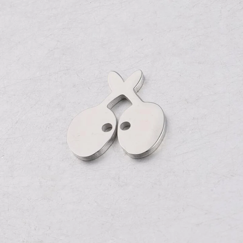 Зеркальные полированные соединители с двумя отверстиями подвески из