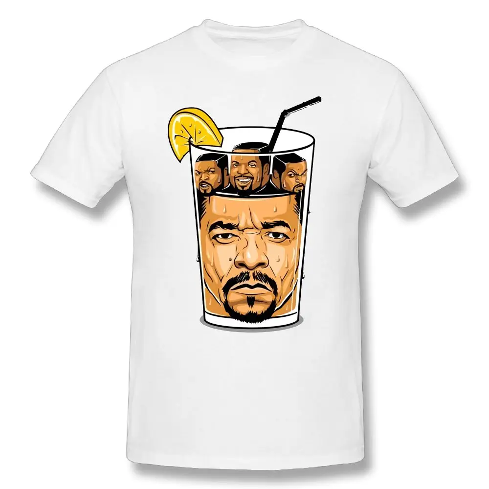 Футболка Ice T & Cube Мужская футболка с мультяшным принтом футболки графическим