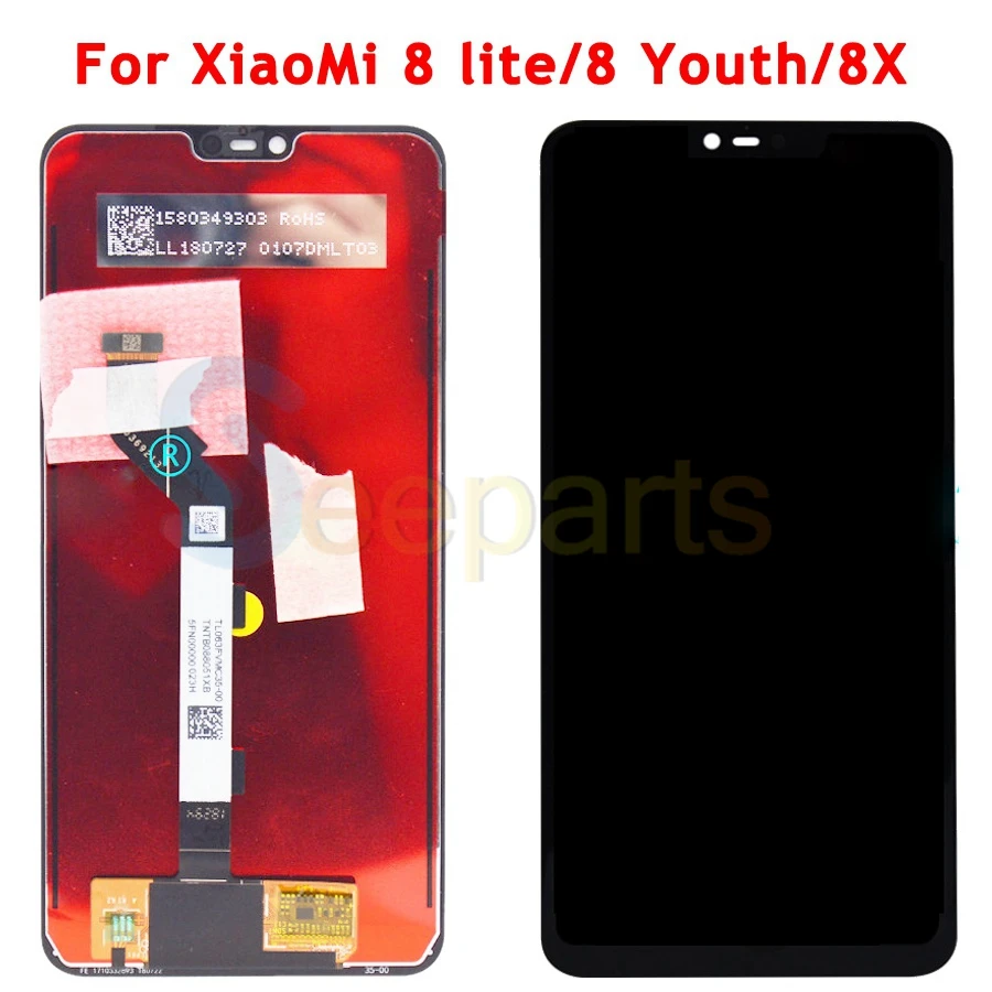 ЖК дисплей для Xiaomi Mi8 Lite сенсорный экран с дигитайзером в сборе 8 Youth 8X Mi Lite|Экраны