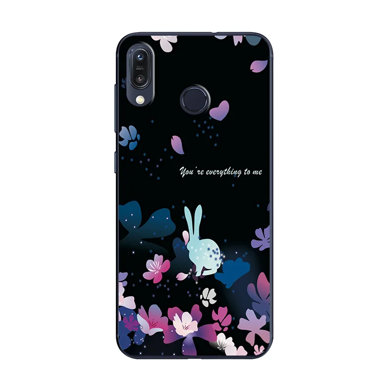 W83 Милый модный чехол для телефона Asus Zenfone ZB555KL, задняя крышка с изображением животных, сердечек для ZenfoneMax M1 ZB 555 KL, чехол-бампер - Цвет: W83