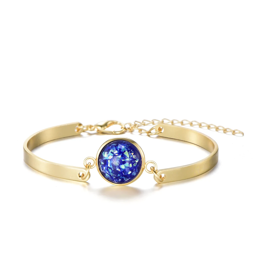 

HOMOD 2019 Fashion Bracelets & Bangles Sparkling Snowflake Silver Color Chain Bracelet For Women Wedding Party Gift