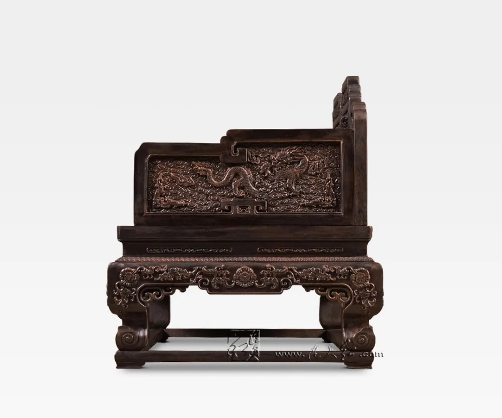 Двухместный угловой диван кровать роскошный шезлонг из розового дерева двойное