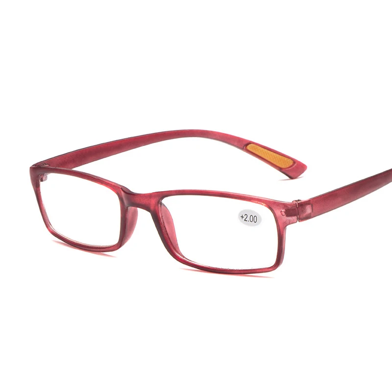 wine red Глазуса ультра-светильник стекло для чтения es пресбиопическое стекло es Oculos полная Рамка стекло для глаз es для мужчин и женщин Анти-усталость стекло для чтения - Цвет оправы: wine red