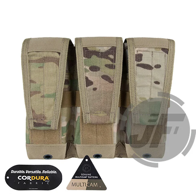Emerson Тактический модульный M4 M16 AR15 5,56. 223 тройной подсумок Emersongear MOLLE Mag держатель патронов Мультикам MC - Цвет: MC