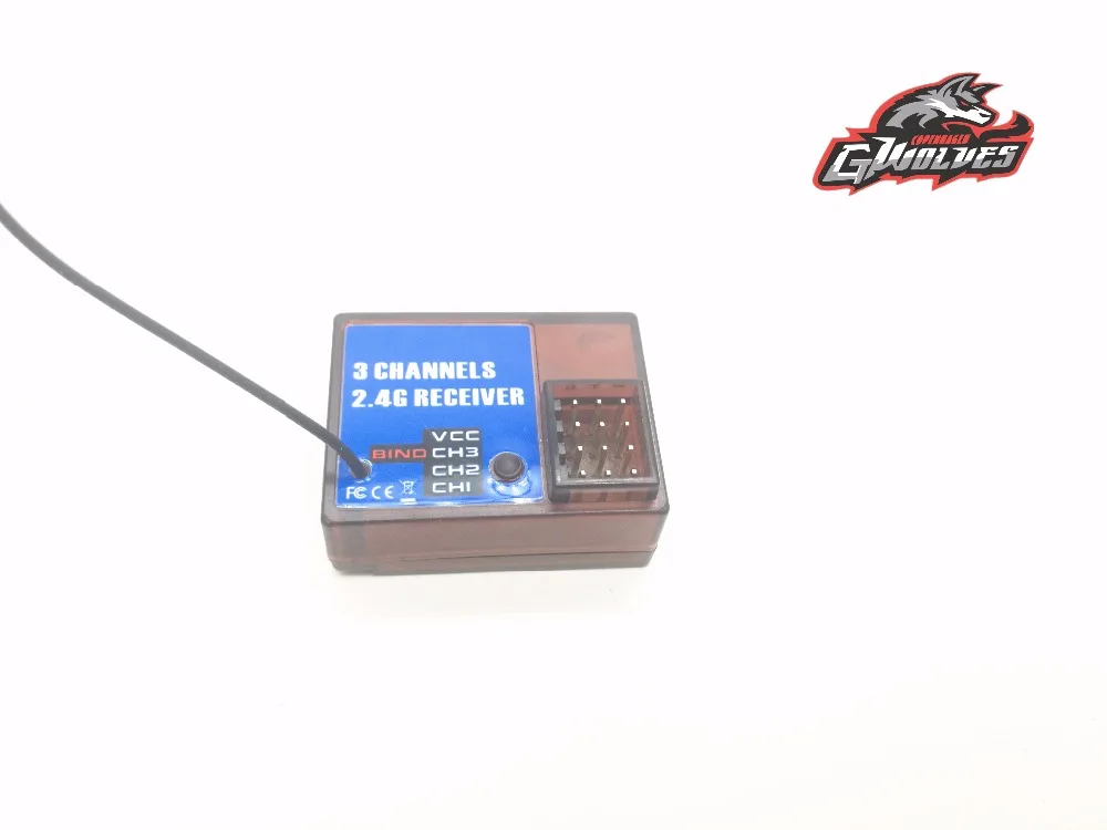 only receiver MT-305 2,4 GHz 3-канальный блок питания с 3CH DigitaSurface радио 2,4 г 3CH AFHS Управление передатчика радиоуправляемой модели к компьютеру с приемником для пульт ДУ для дистанционно управляемой машины лодки - Цвет: only receiver