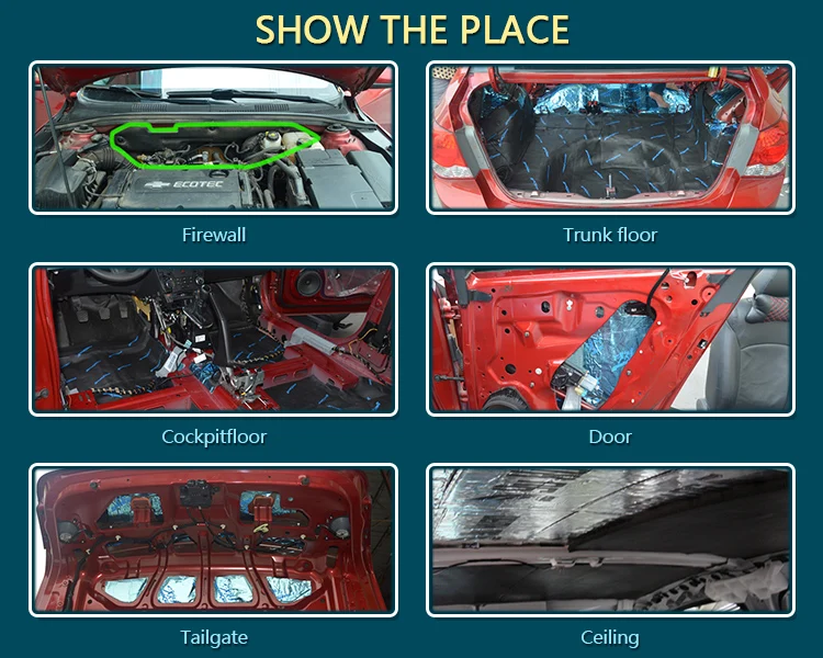 Теплоизоляционный алюминиевый защитный коврик 2 шт. 25 см х 100 | Автомобили и