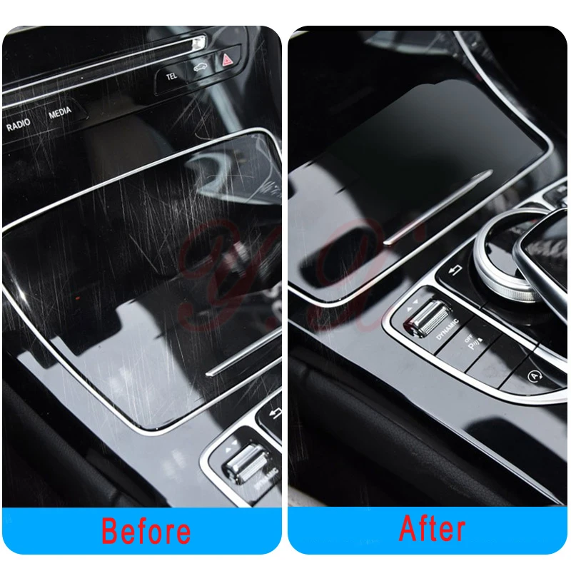 Для Mercedes BENZ W213 E200/260/300 ТПУ наклейка для интерьера прозрачная защитная пленка