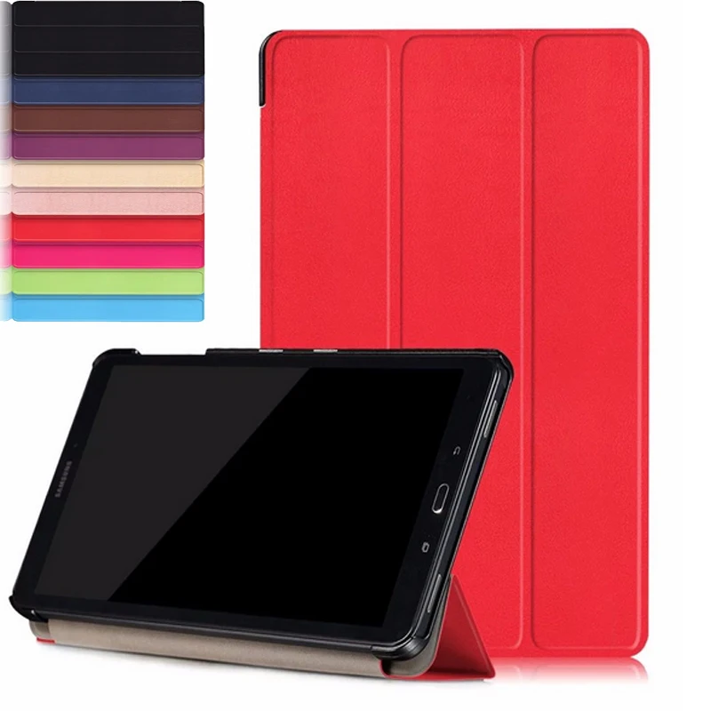 Новый тонкий чехол для Samsung P580 Book Folio из искусственной кожи с подставкой Galaxy Tab A 10 1